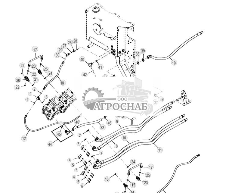 Шланги HFWD, от перегородки к двигателям HFWD - ST318174 45.jpg